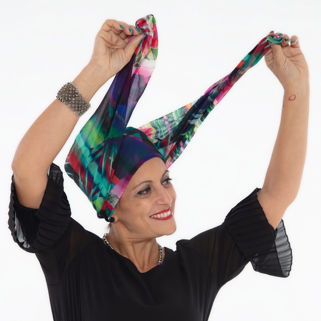 Copricapo Da Palestra Per Yoga Sportivo Con Turbante Elastico In